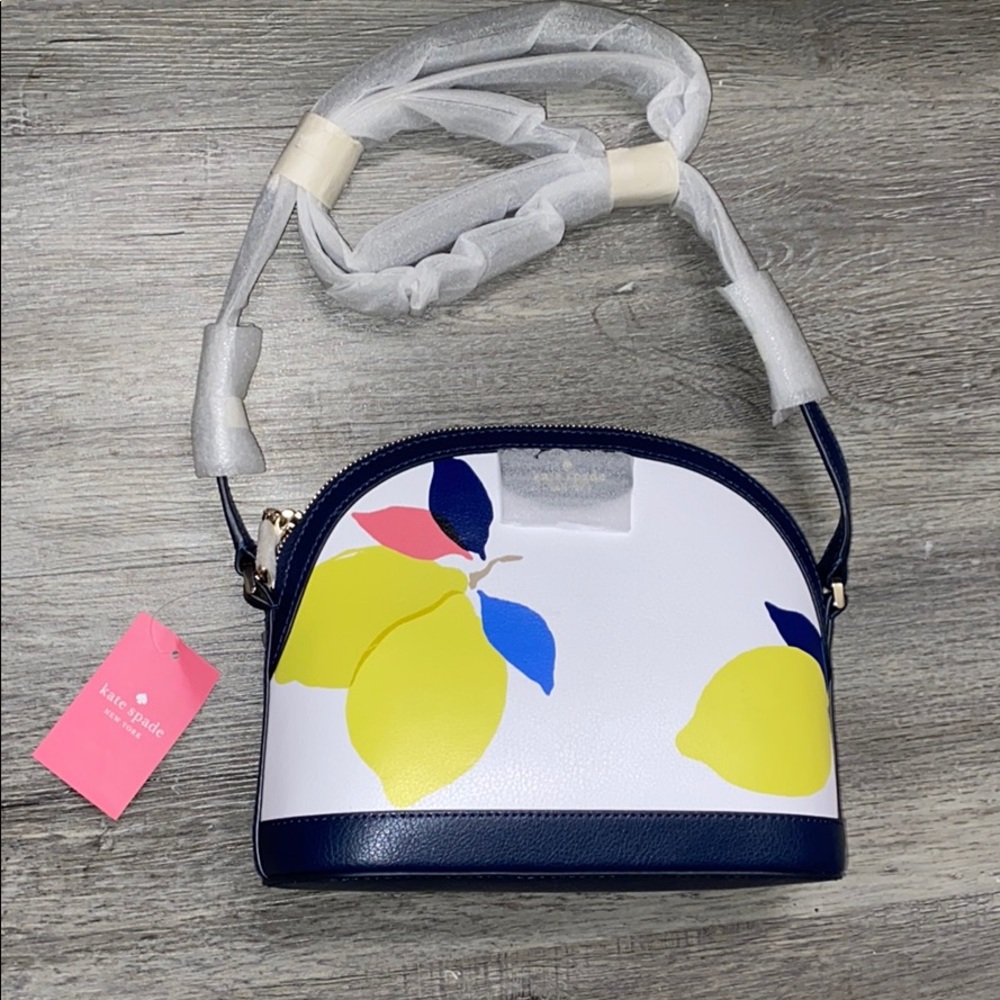 NWT Kate Spade Dome Crossbody Lemon